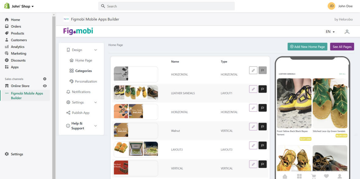 Customize Your Mobile Showcase