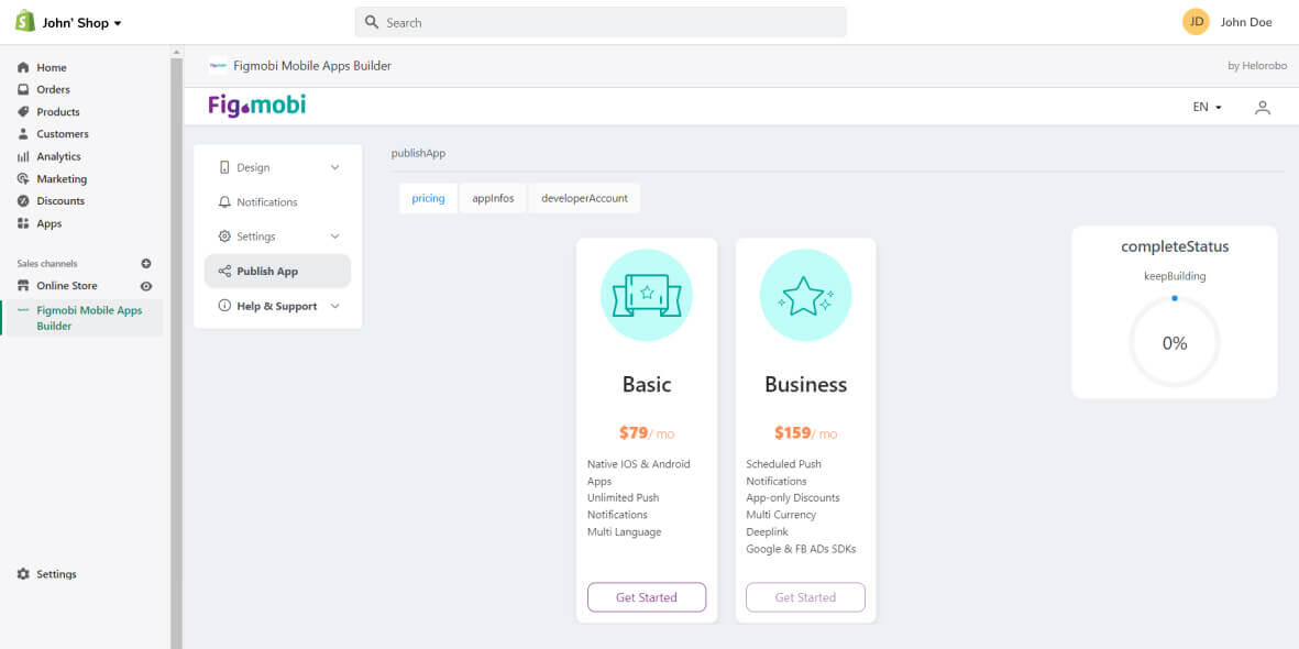 Publish and Launch Your App