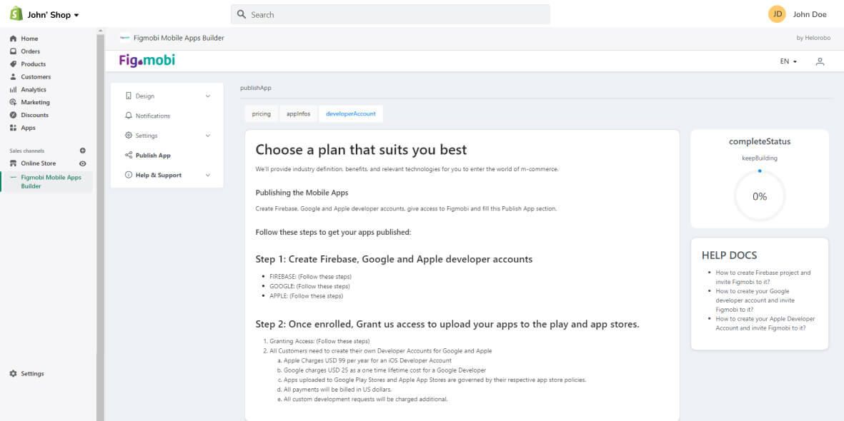 Authorize Developer Accounts
